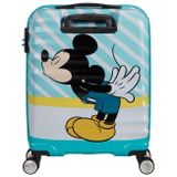 Príručný cestovný kufor American Tourister - Wavebreaker Spinner 55 Disney / Mickey Blue Kiss [85667-8624]