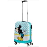 Príručný cestovný kufor American Tourister - Wavebreaker Spinner 55 Disney / Mickey Blue Kiss [85667-8624]