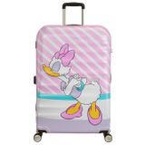 Cestovný kufor American Tourister - Wavebreaker Spinner 77 Disney / Daisy Pink Kiss