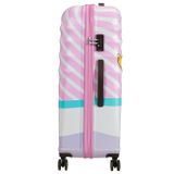 Cestovný kufor American Tourister - Wavebreaker Spinner 77 Disney / Daisy Pink Kiss