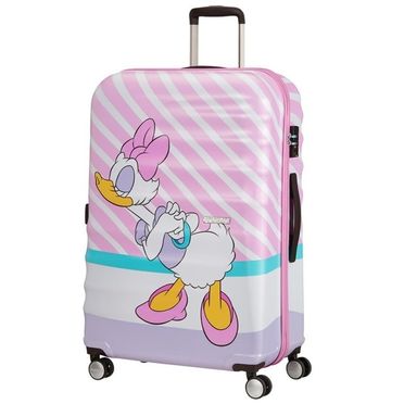 Cestovný kufor American Tourister - Wavebreaker Spinner 77 Disney / Daisy Pink Kiss