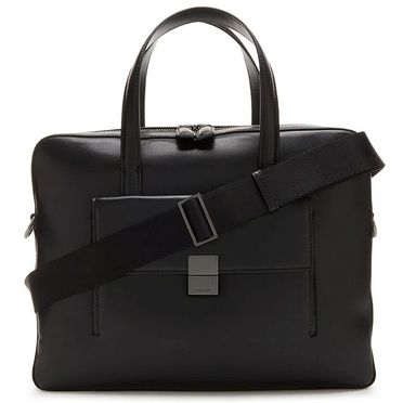 Elegantná pracovná taška Calvin Klein - Iconic Plaque Laptop Bag